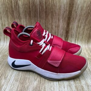 Nike PG 2.5 Fresno State Bulldogs Men's Size 8.5 Basketball Shoes Red Sneakers